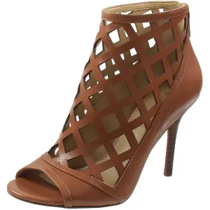 5t151 Womens Embellished Leather Pumps