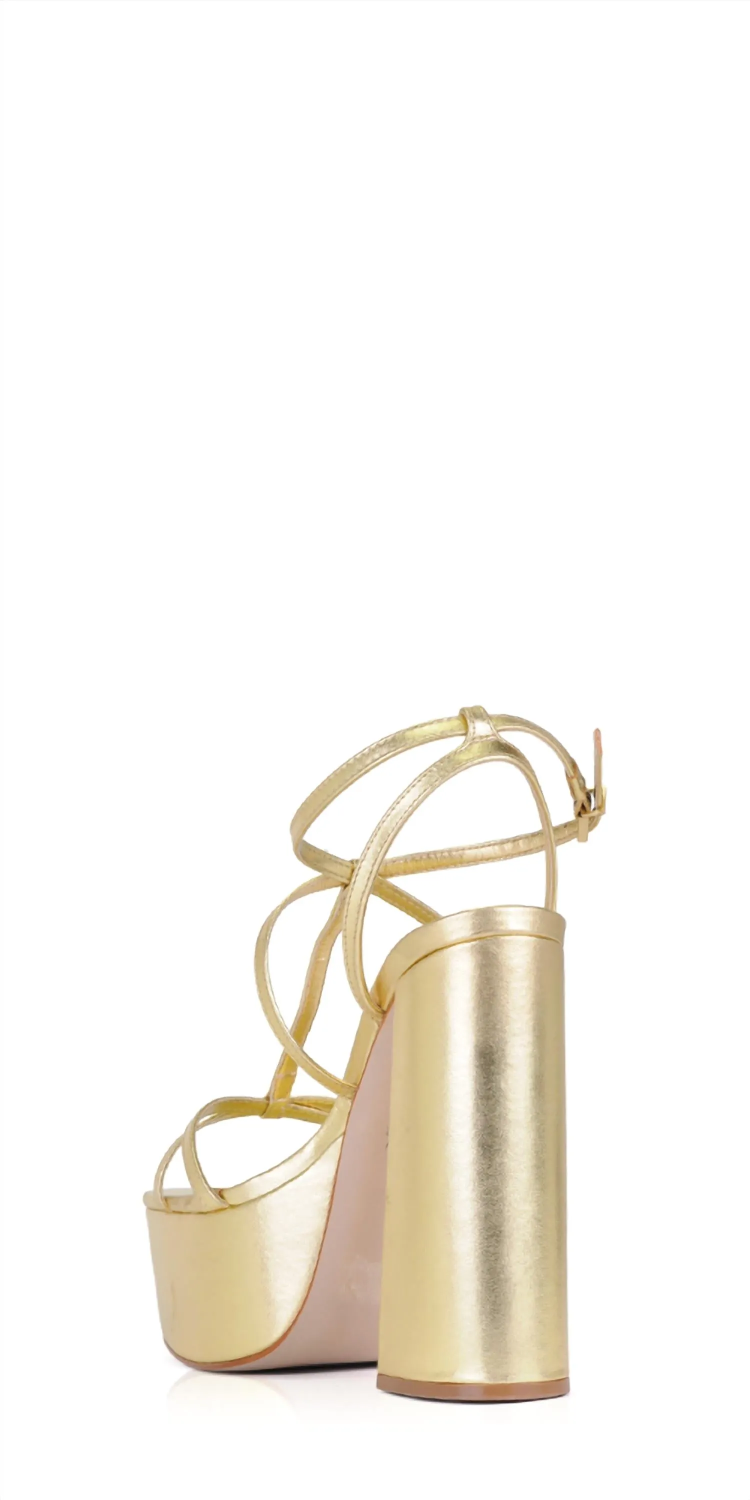 Adriana Platform Sandals In Gold