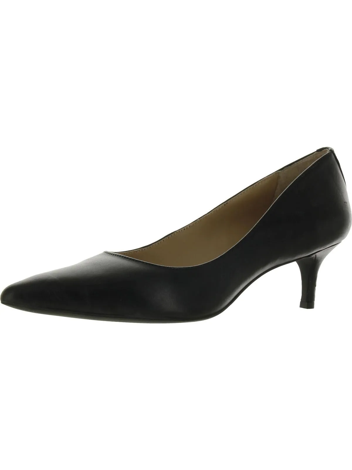 Adrienne  Womens Leather Slip On Pumps