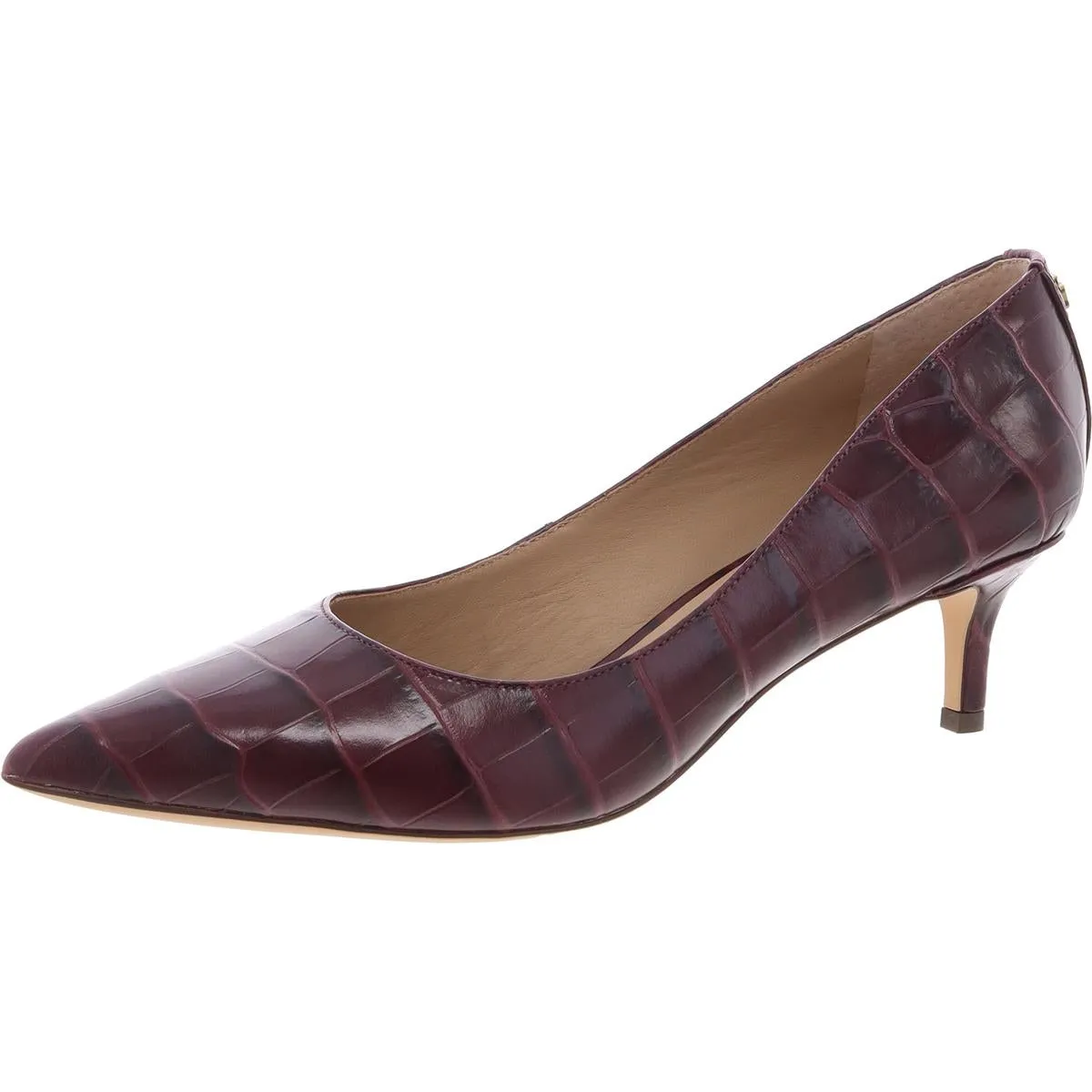 Adrienne  Womens Leather Slip On Pumps