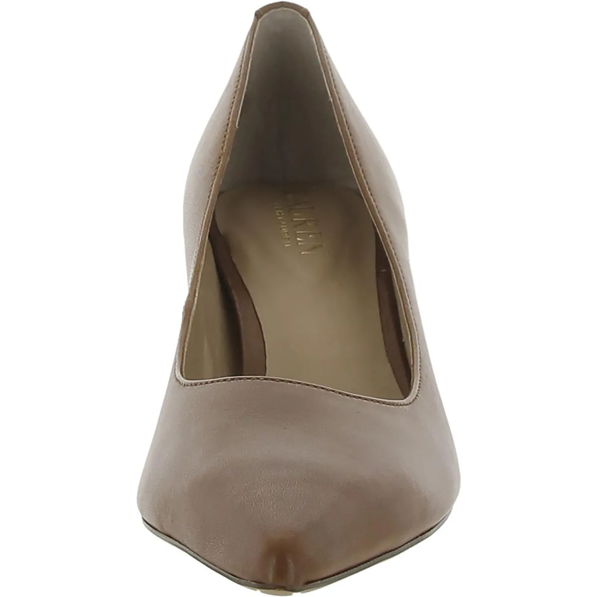 Adrienne  Womens Leather Slip On Pumps