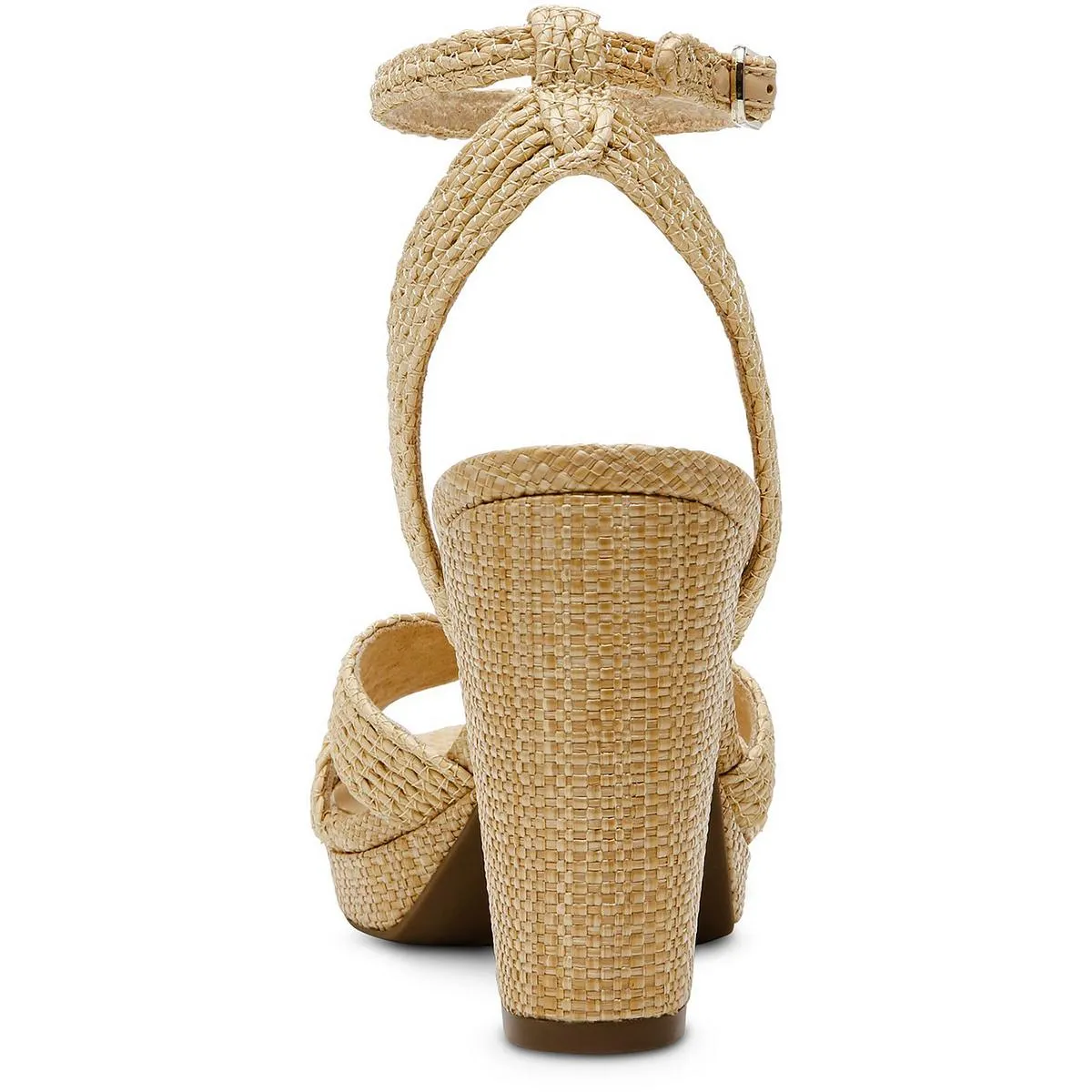 Akverve Womens Woven Manmade Block Heels