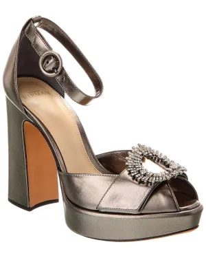 Alexandre Birman Madelina Curve 120 Leather Platform Pump