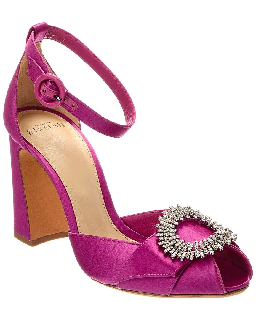 Alexandre Birman Madelina Curve 90 Satin Pump