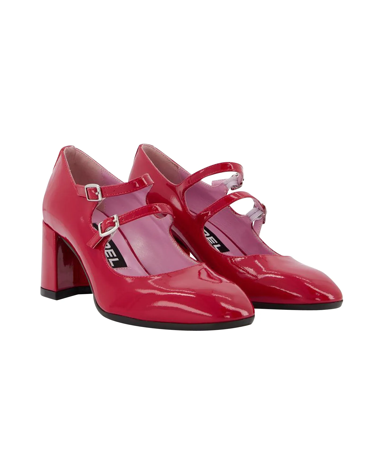 Alice Pumps - Carel - Red - Patent Leather
