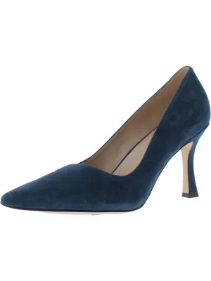 Alice Womens Faux Suede Pointed Toe Pumps