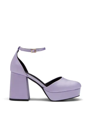 Alix Lilac Satin *FINAL SALE*