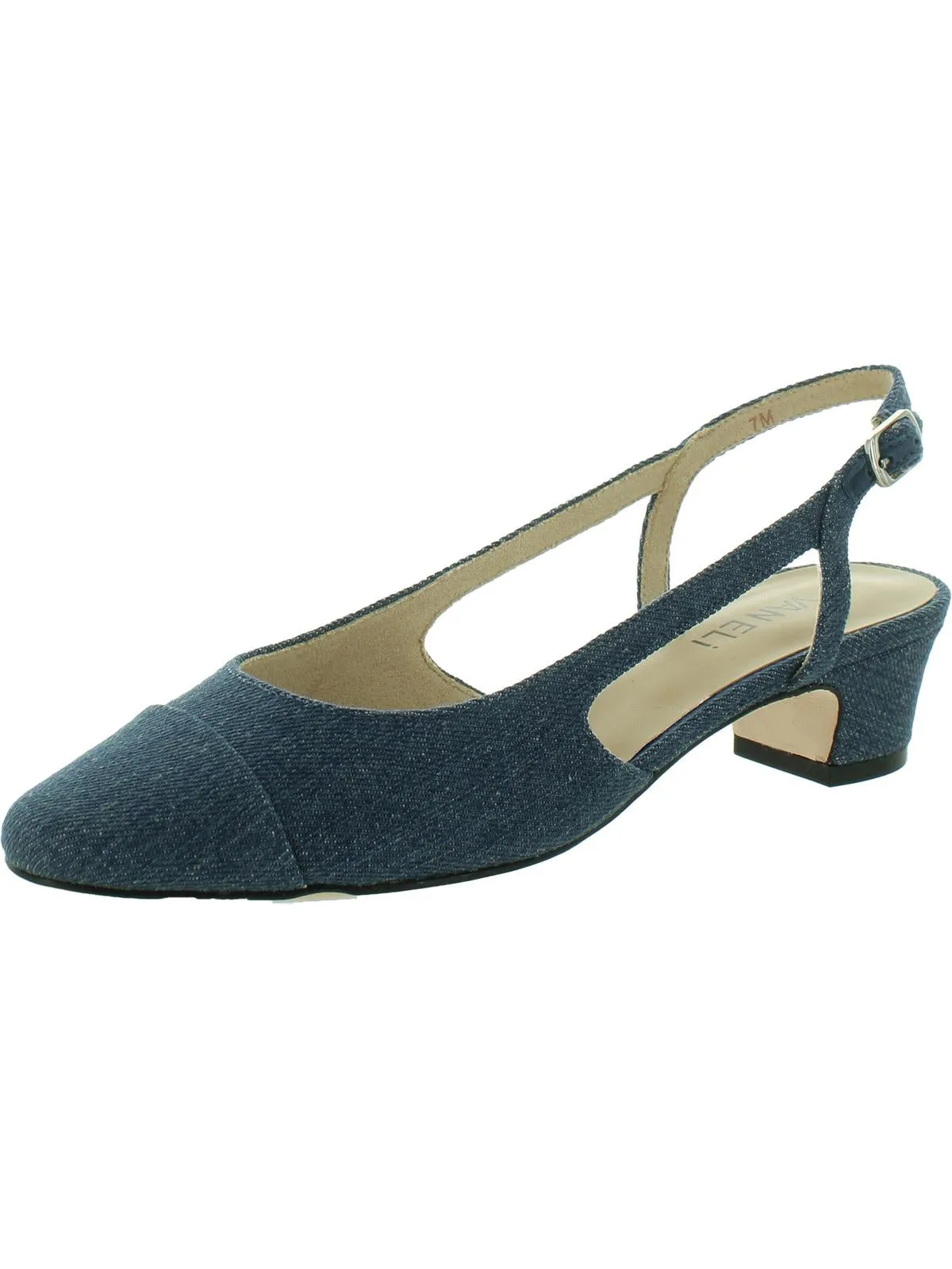 Aliz Womens Slip On Slingback Heels