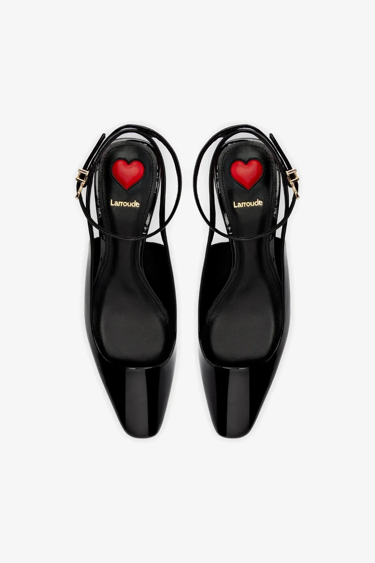Amal Pump In Black Patent Leather