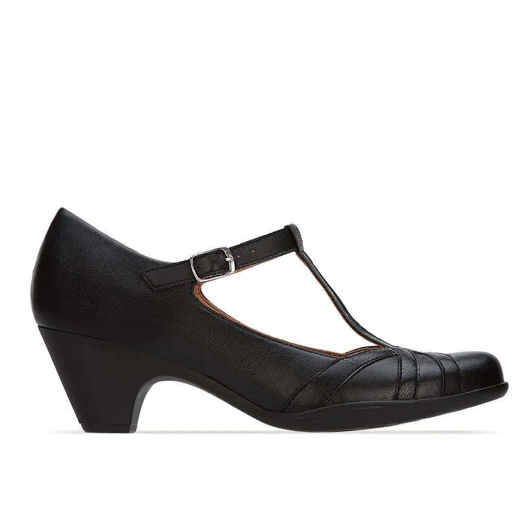 Andrea Leather Pumps Buckle Closure