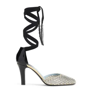 Ankle Strap Foliage Pumps