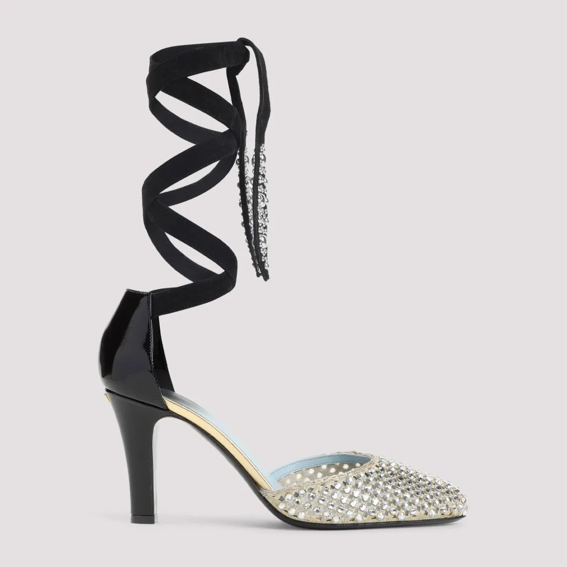 Ankle Strap Foliage Pumps