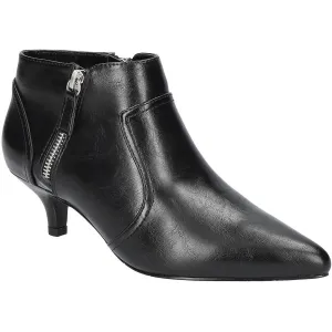 Annalee Womens Double Zipper Man Made Kitten Heels