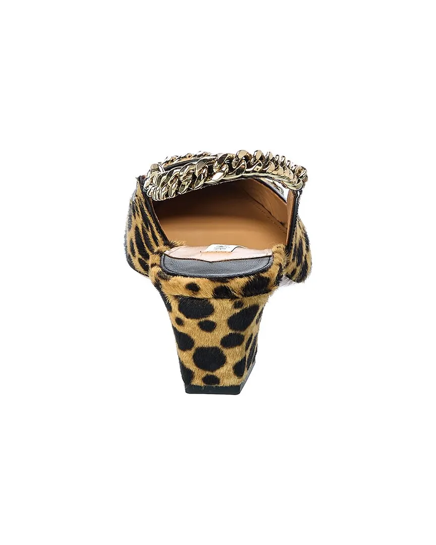 Aquazzura Nikki Cavallino 50 Haircalf Slingback Pump
