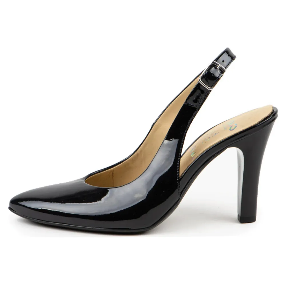 Ara Faith Blue Patent Leather Slingback Pump (Women's)