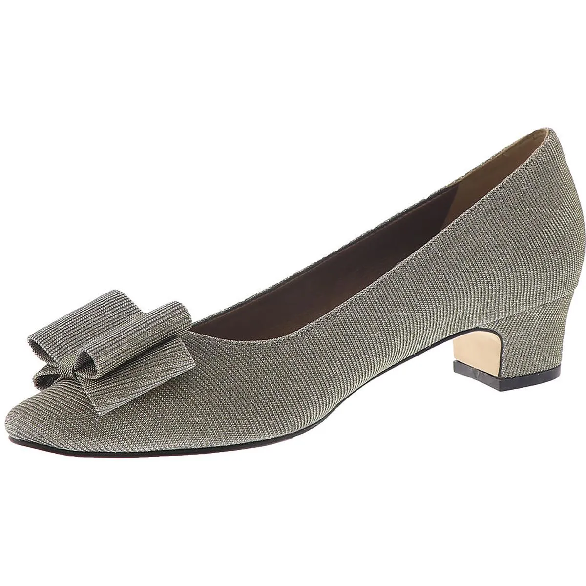 Austine Womens Padded Insole Bow Pumps