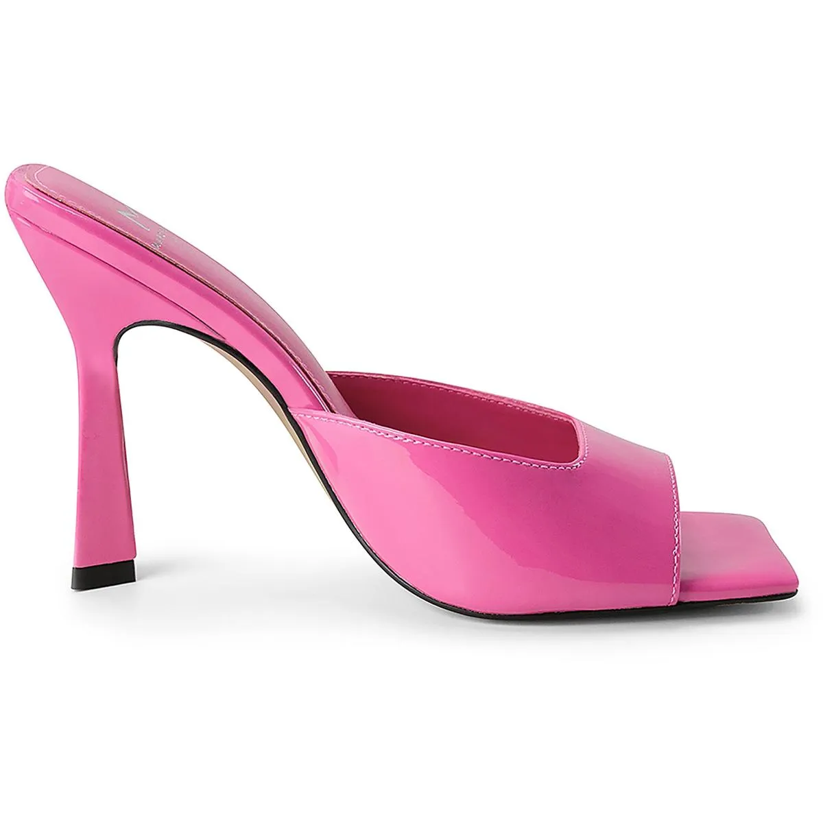 Baber Womens Faux Leather Stiletto Slide