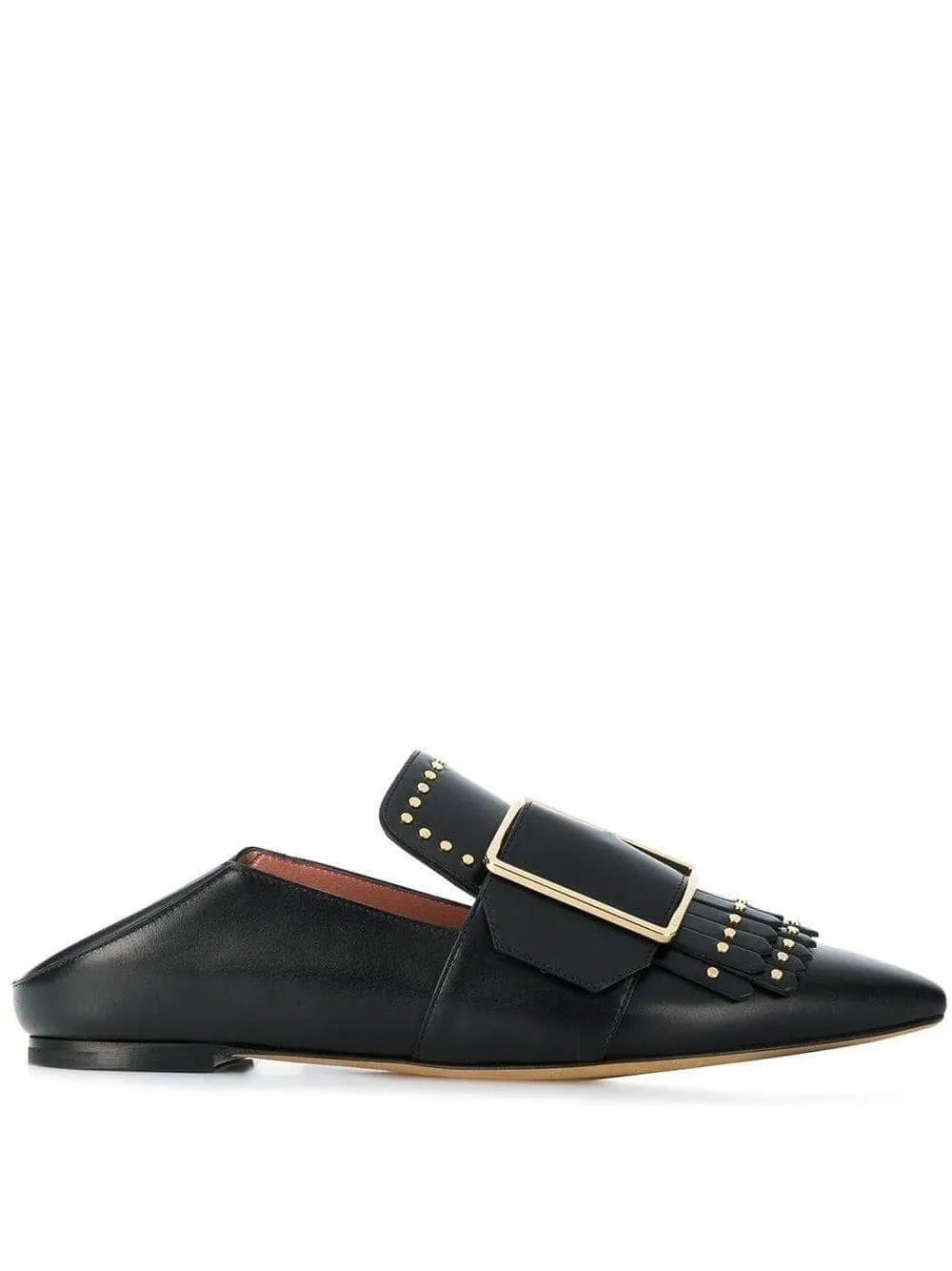 Bally Hamelia Women's 6223325 Black Leather Studded Pumps