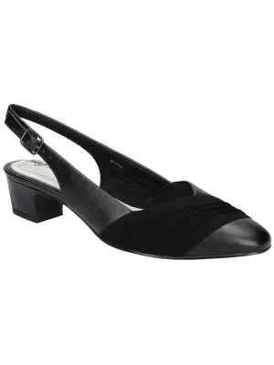 Bates  Womens Slip On Dressy Slingback Heels