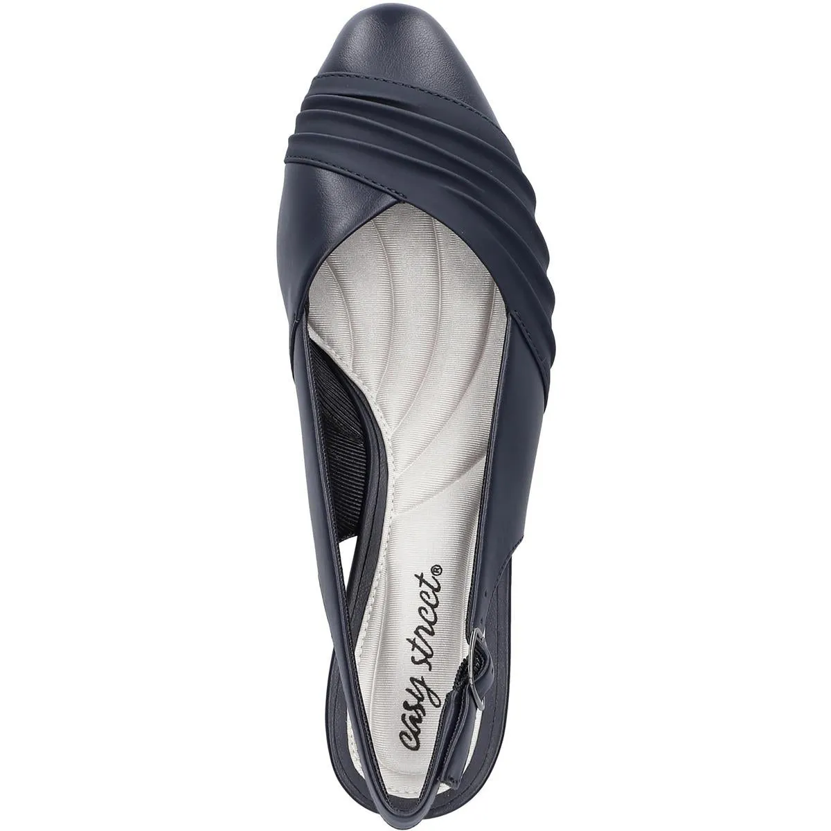 Bates  Womens Slip On Dressy Slingback Heels