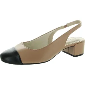 Becoming Womens Toe Cap Slingback Heels