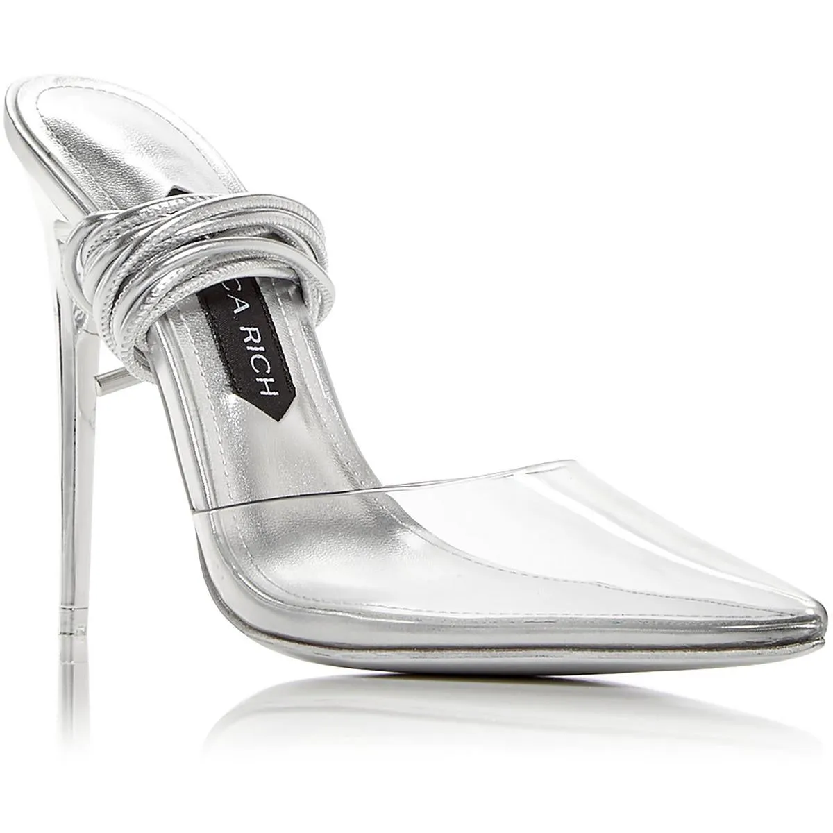 Bella Womens Slip On Ankle Tie Pumps