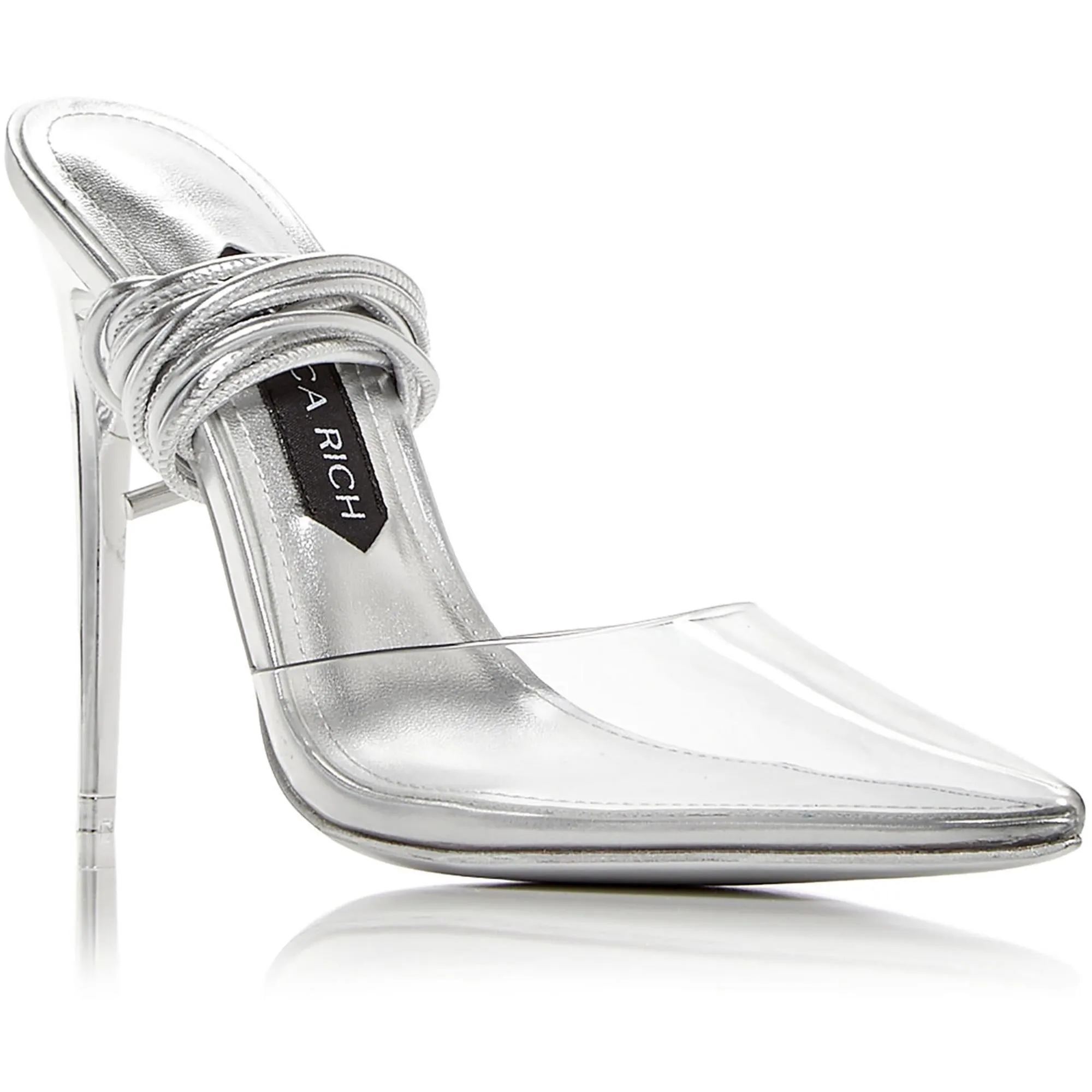 Bella Womens Slip On Ankle Tie Pumps