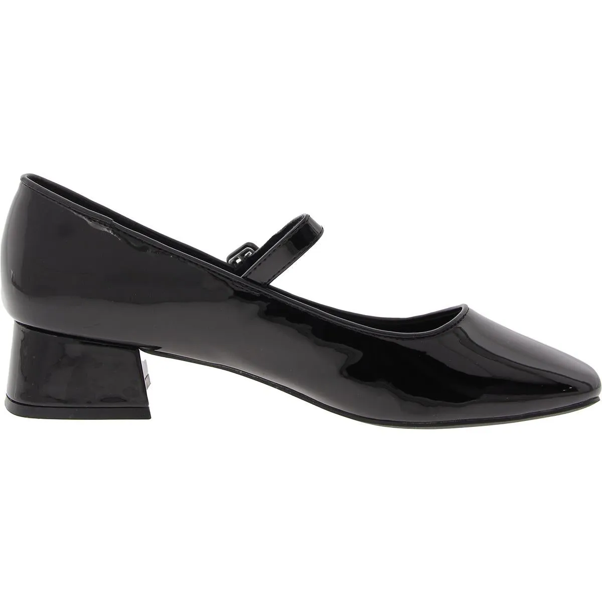BETTE Womens Adjustable Leather Block Heels