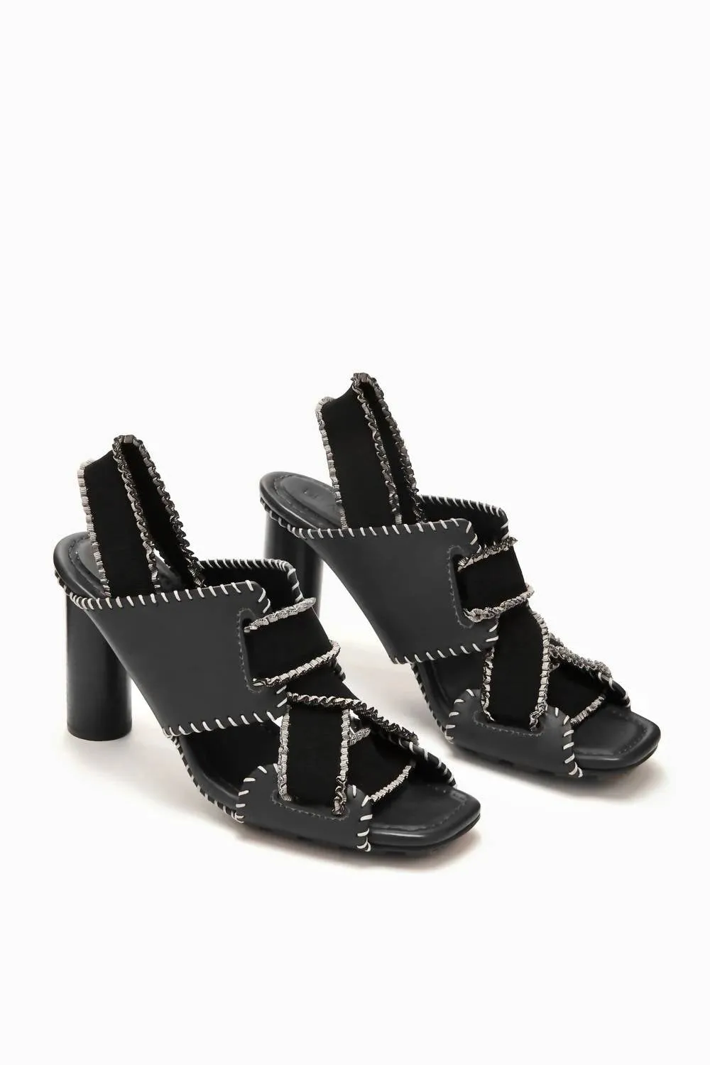 Bianca Elastic High Heel In Noir