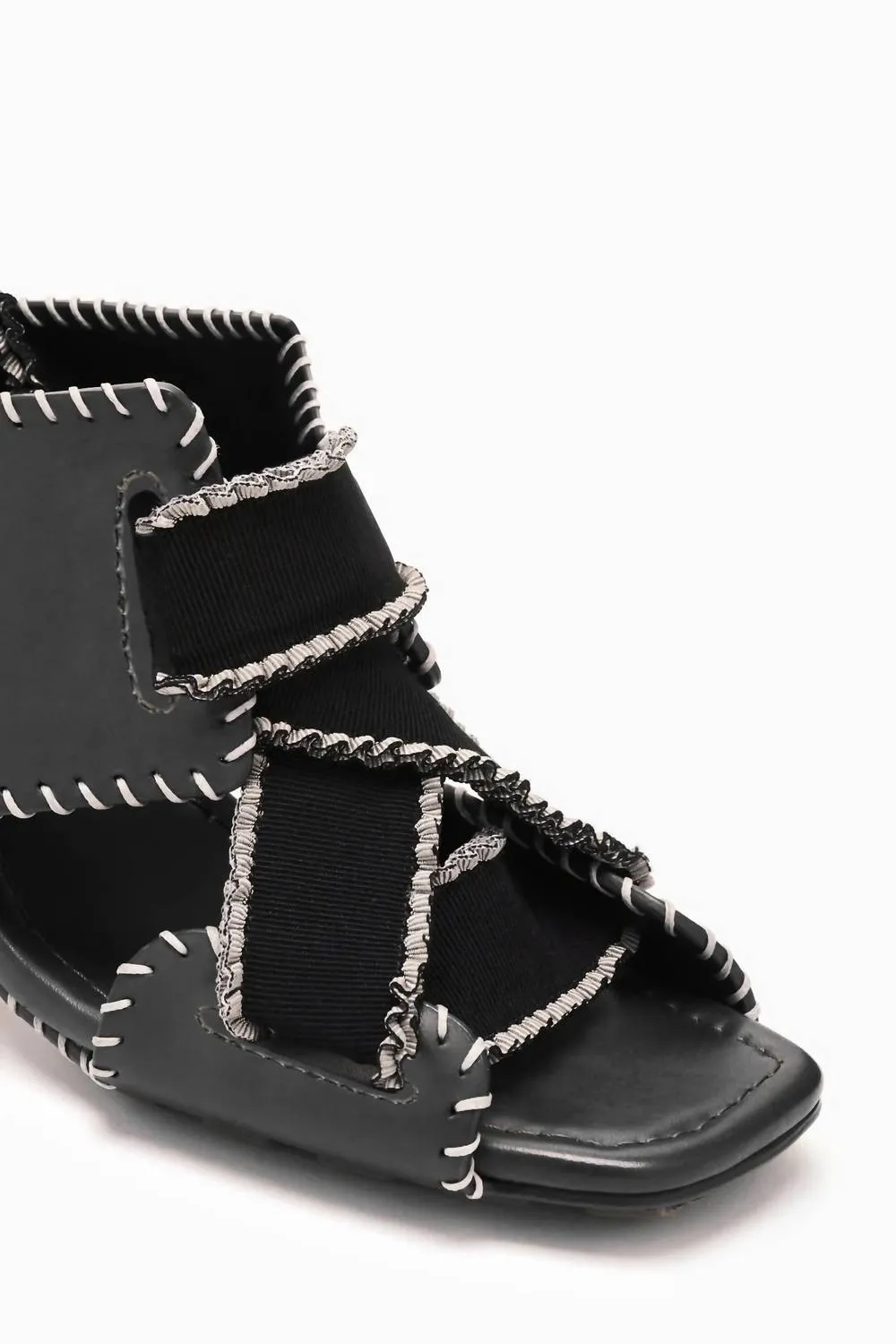 Bianca Elastic High Heel In Noir