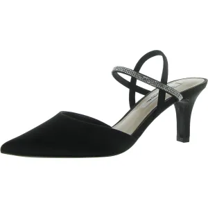 Billie Womens Leather Satin Pumps