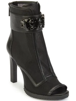 Blayze Womens Peep-Toe Ankle Pumps