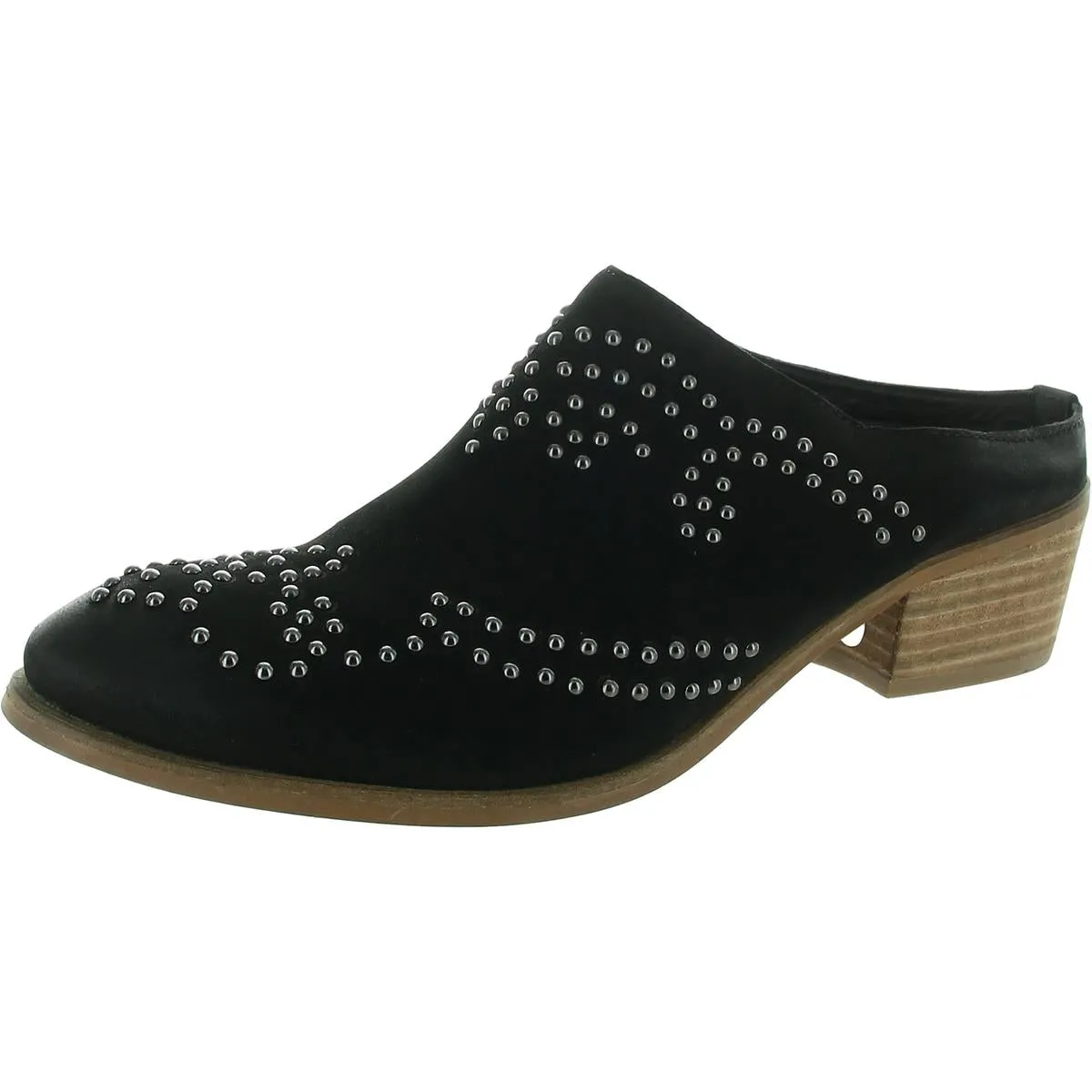 Brava Womens Studded Leather Mules