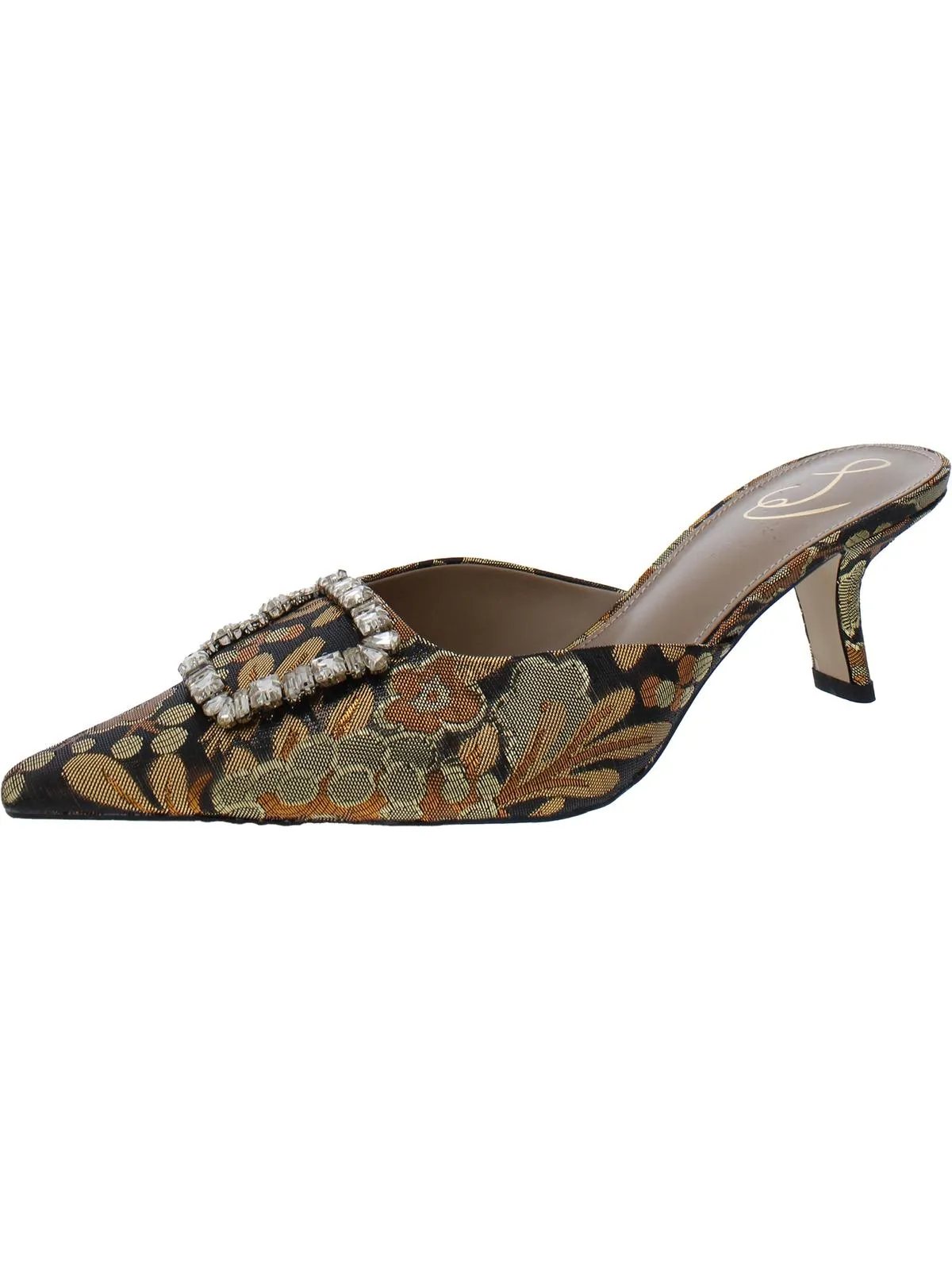 Brit Jewel Womens Embellished Almond toe Mules