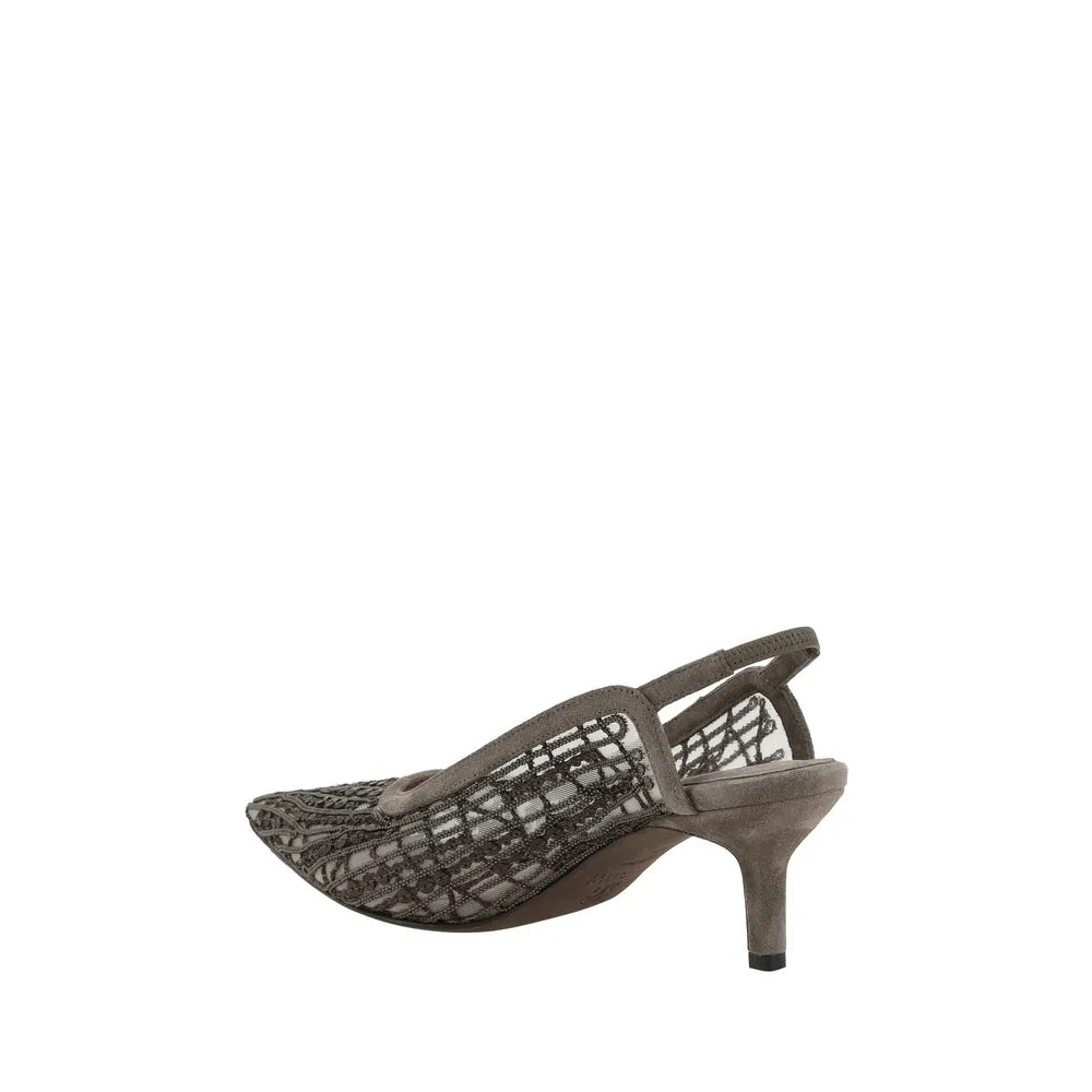 Brunello Cucinelli Pumps with iconic Women's embellishments