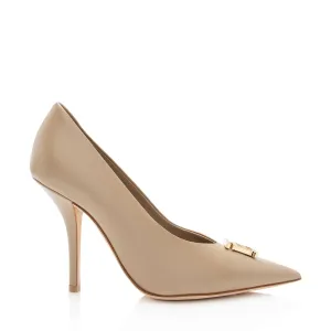 Burberry Leather TB Monogram Ezra Pumps