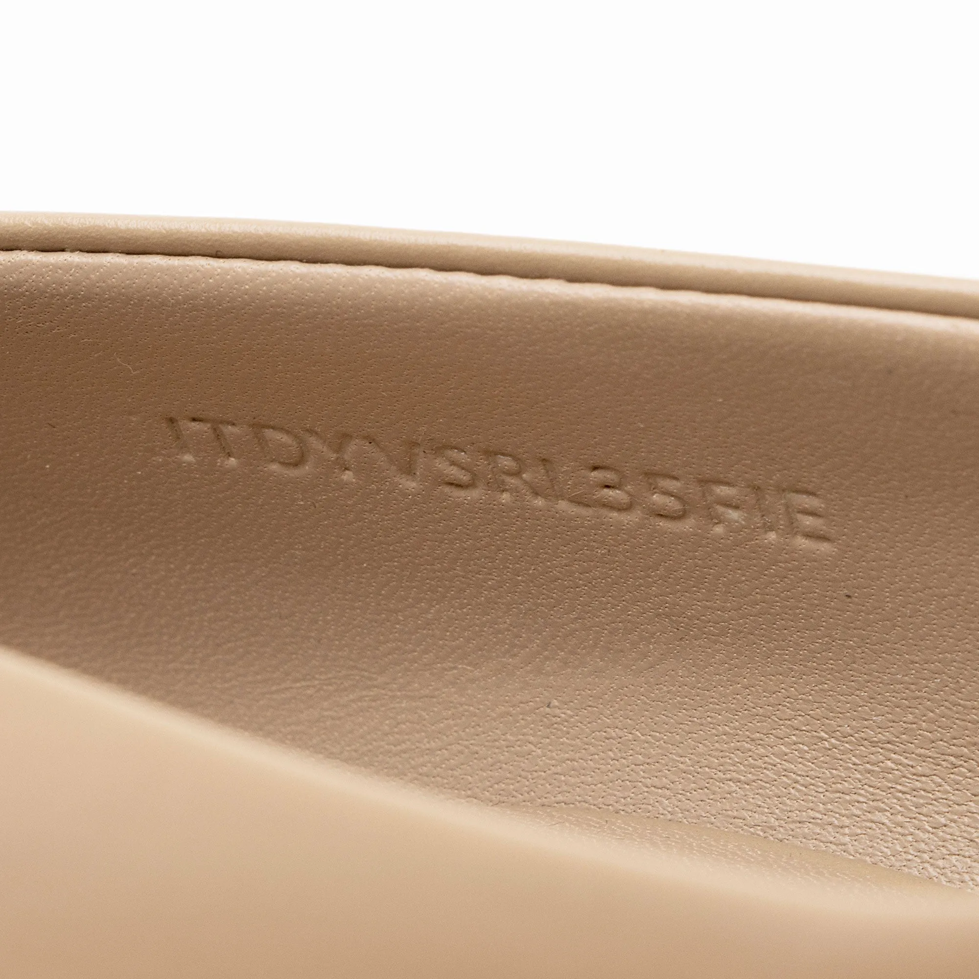Burberry Leather TB Monogram Ezra Pumps