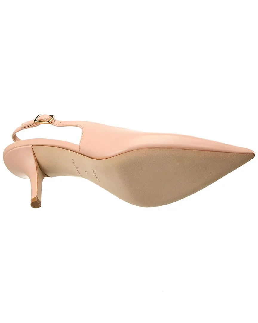 Burberry Monogram Motif Leather Slingback Pump