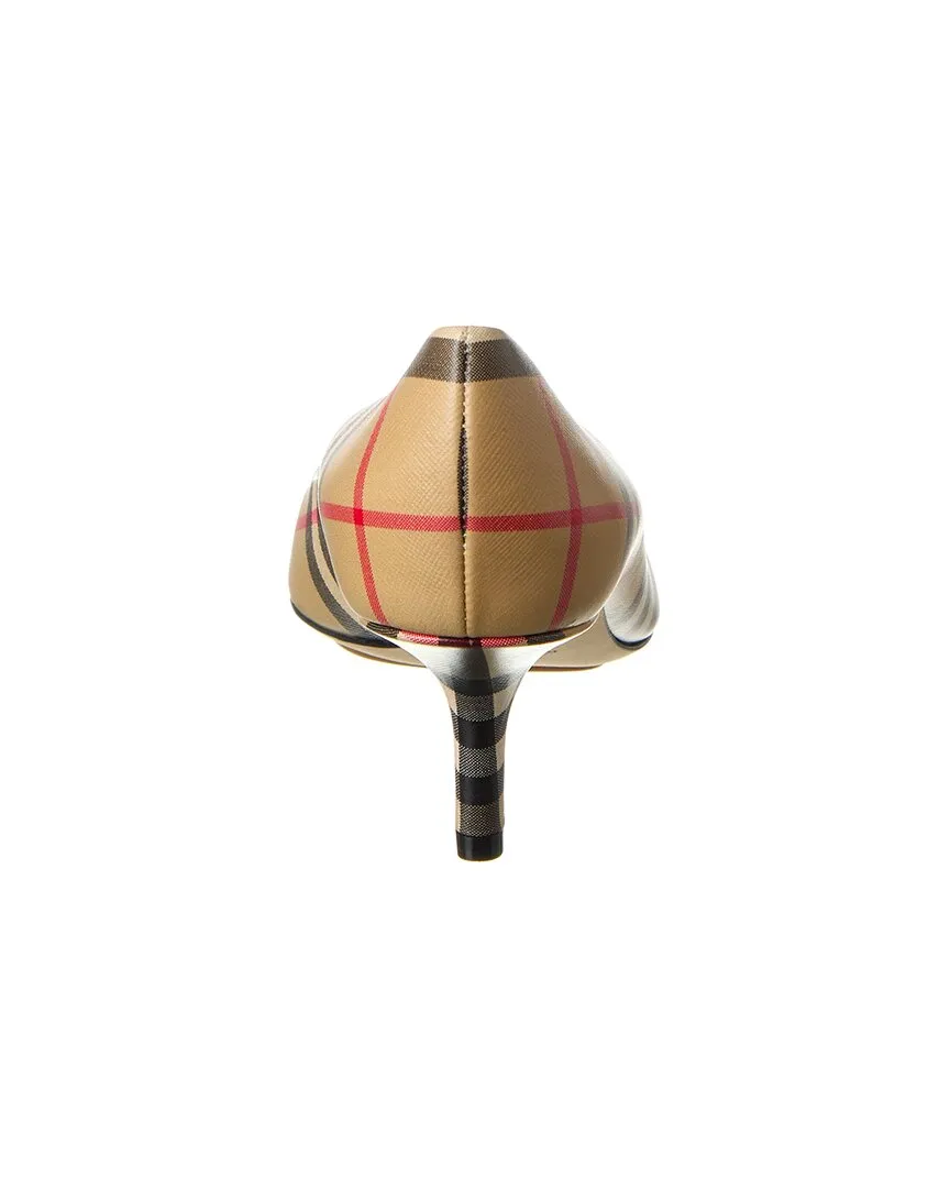 Burberry Vintage Check Leather Pump