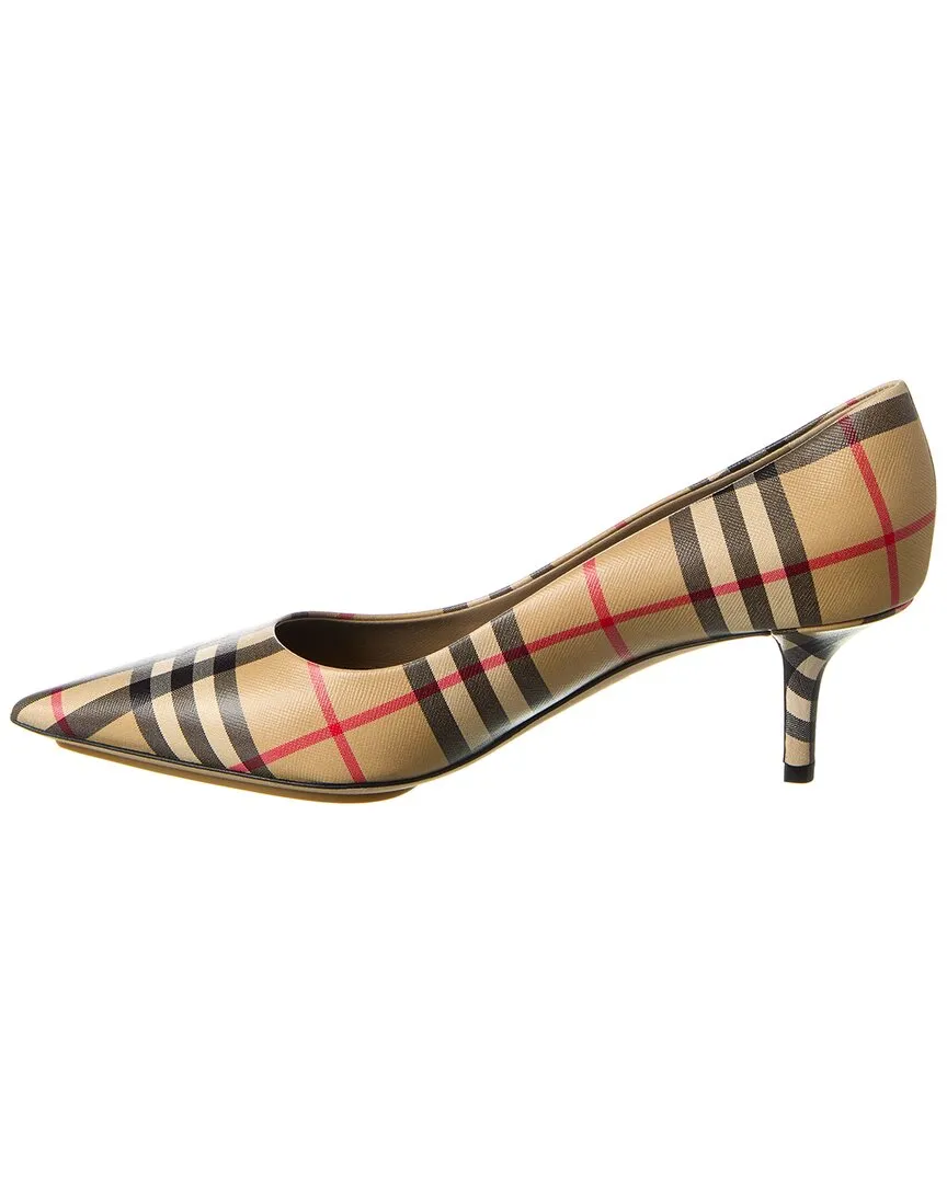 Burberry Vintage Check Leather Pump