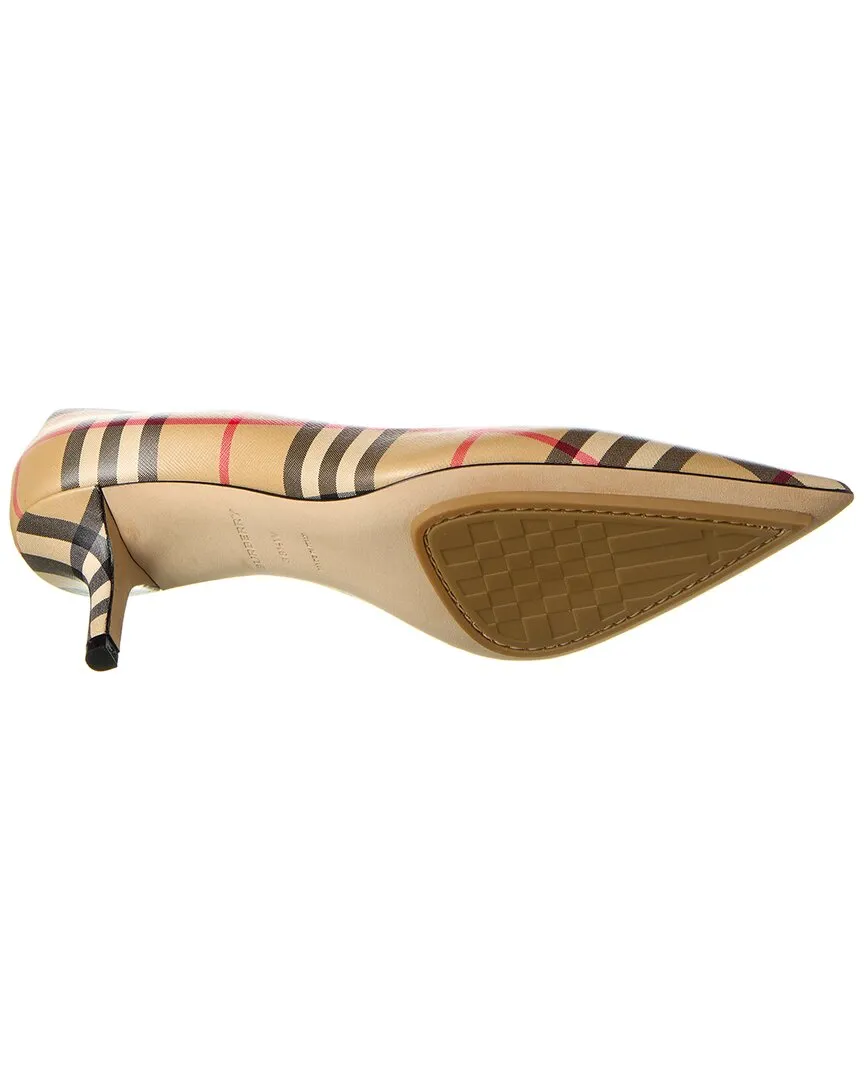 Burberry Vintage Check Leather Pump