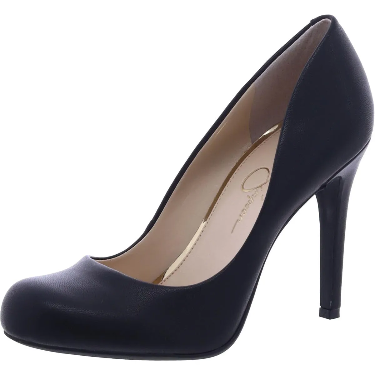 Calie Womens Solid Slip On Pumps