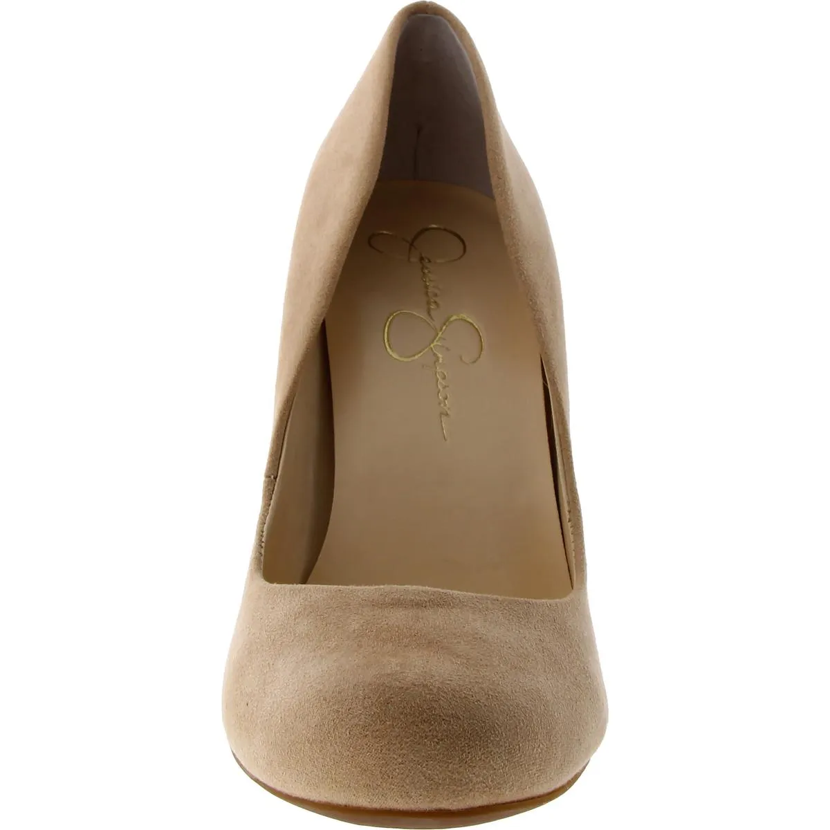 Calie Womens Solid Slip On Pumps