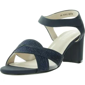 Cam Womens Embellished Man Made Block Heels