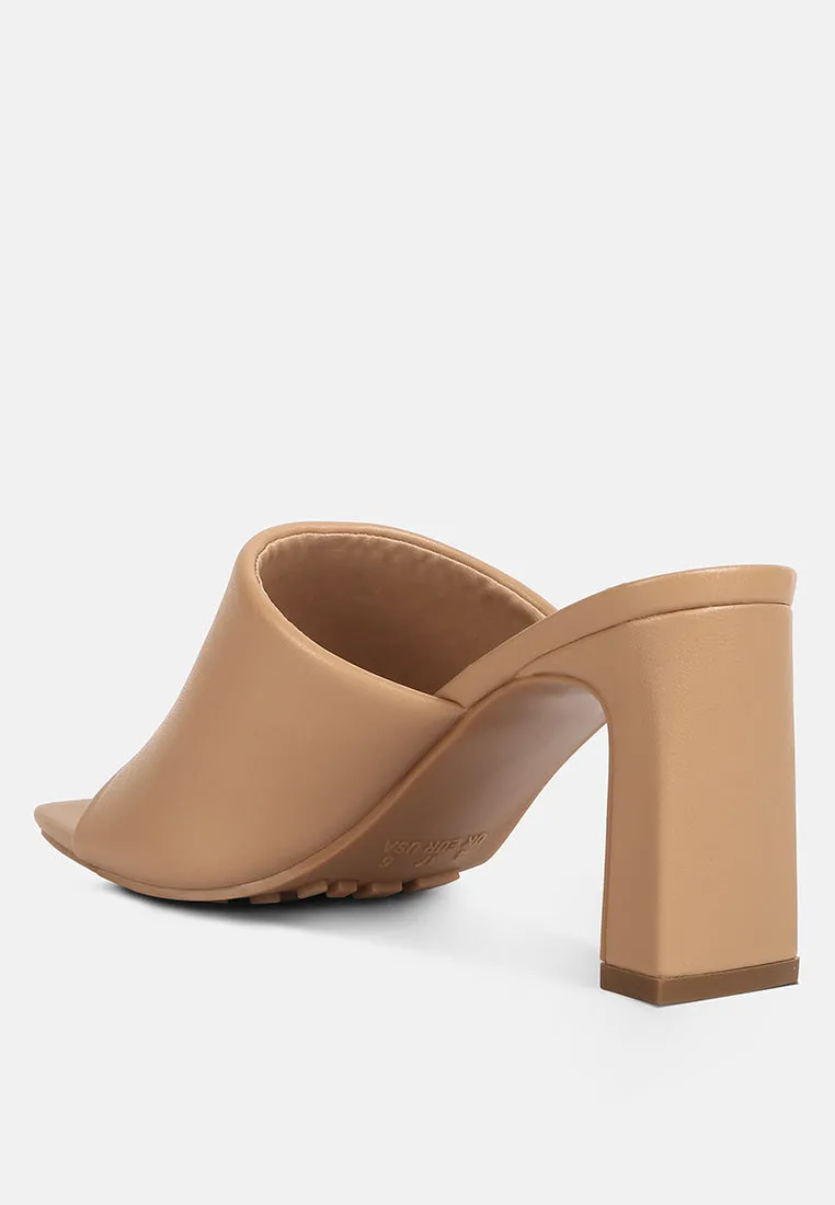 cannes slim block heel sandals