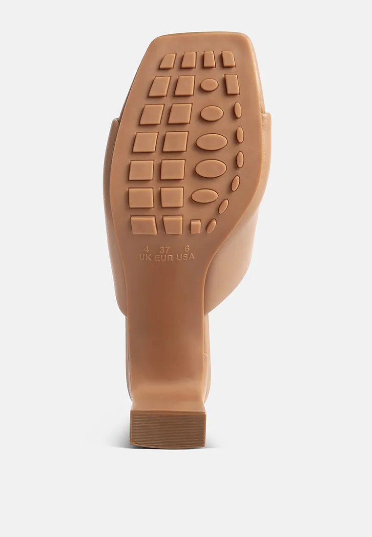 cannes slim block heel sandals