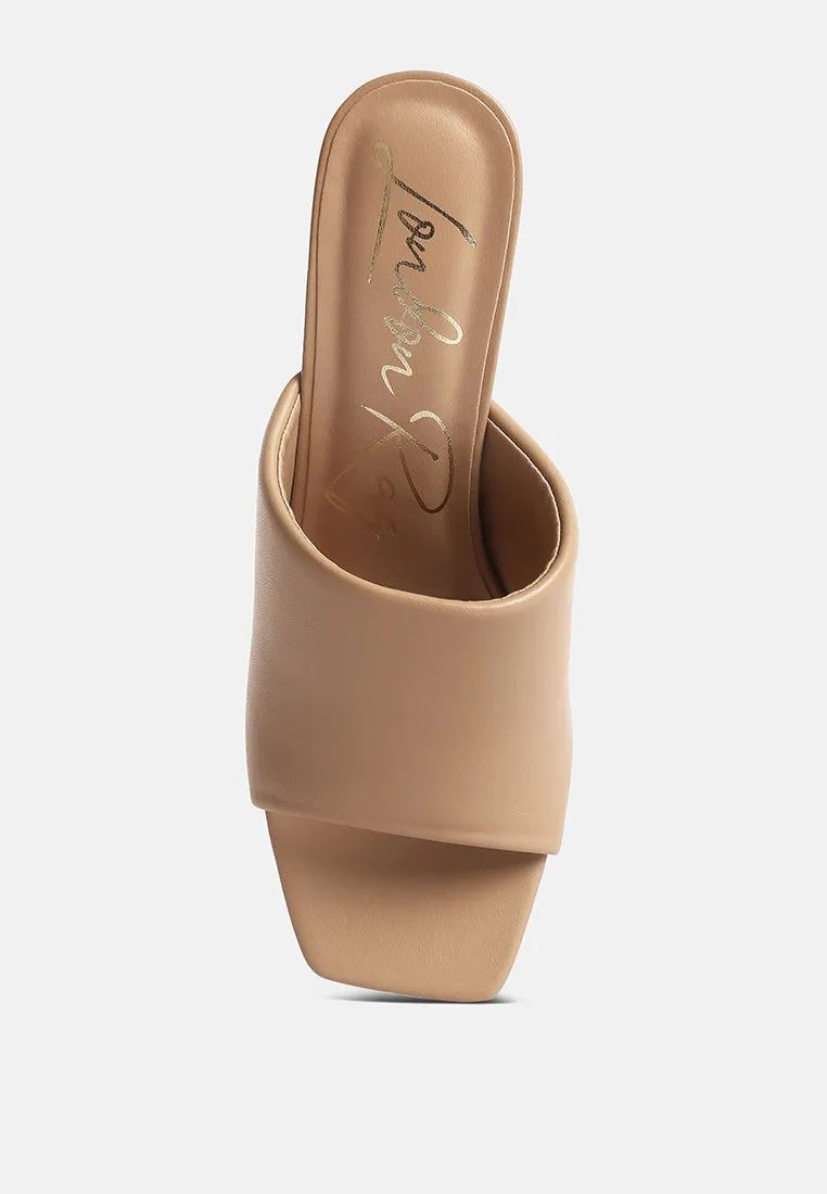 cannes slim block heel sandals