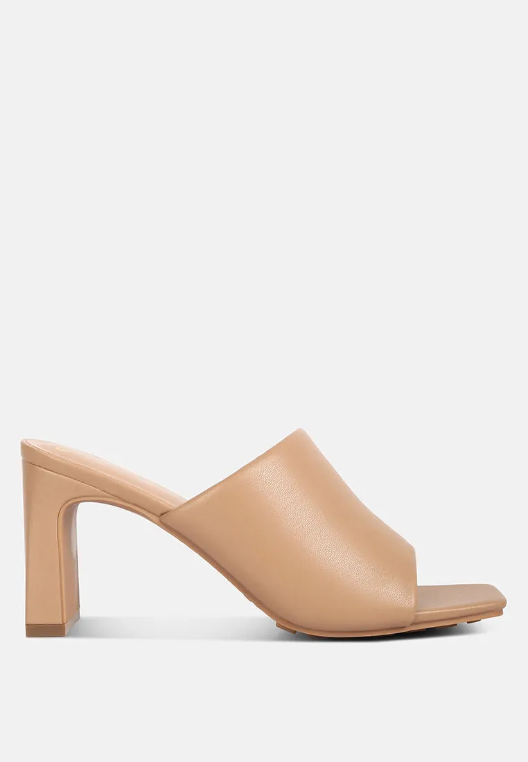 cannes slim block heel sandals