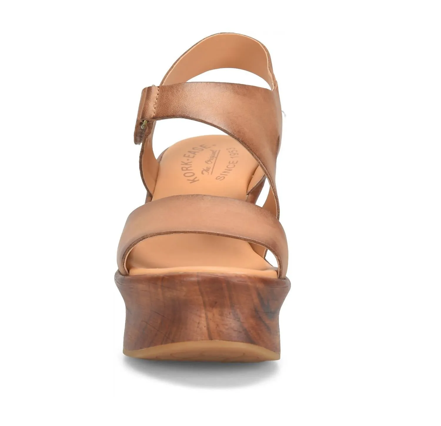 Cantal Heeled Sandal In Brown