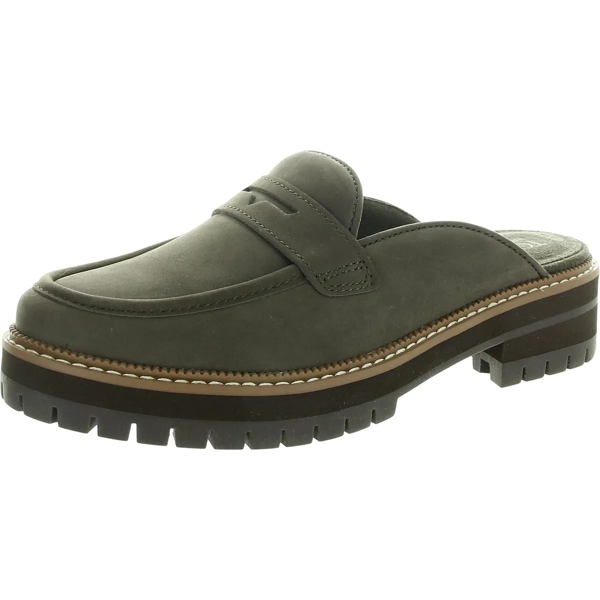 CARA MULE Womens Faux Fur Lined Man Made Clogs